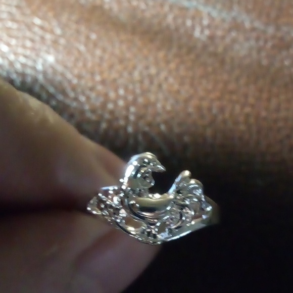 Sterling Silver Rooster Rings - Size 6 - Picture 2 of 7